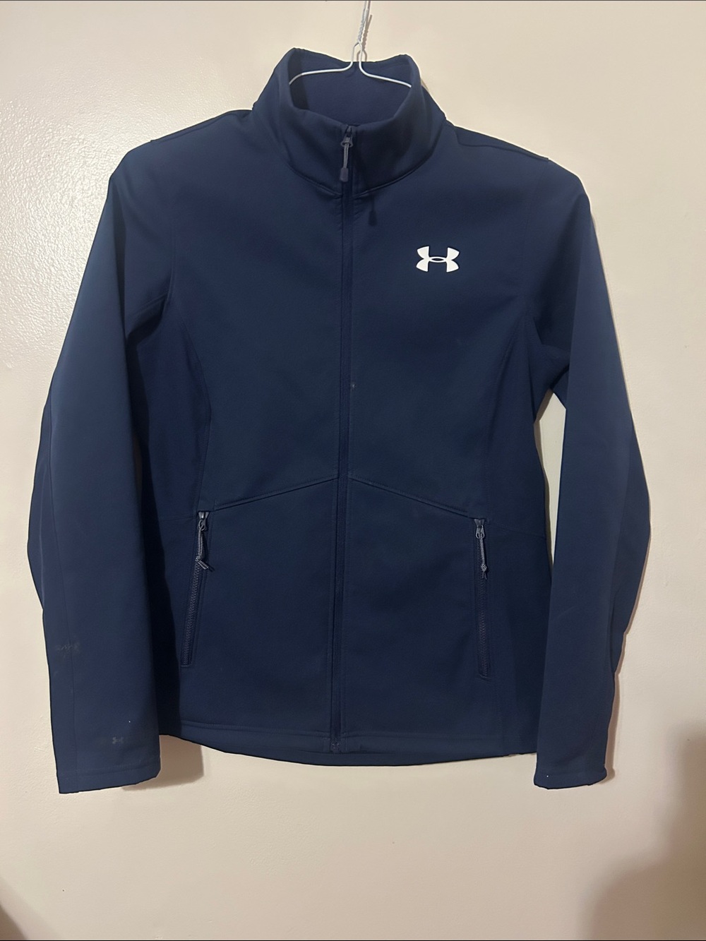 Under Armour Navy Blue Women's Full-Zip Performance Jacket